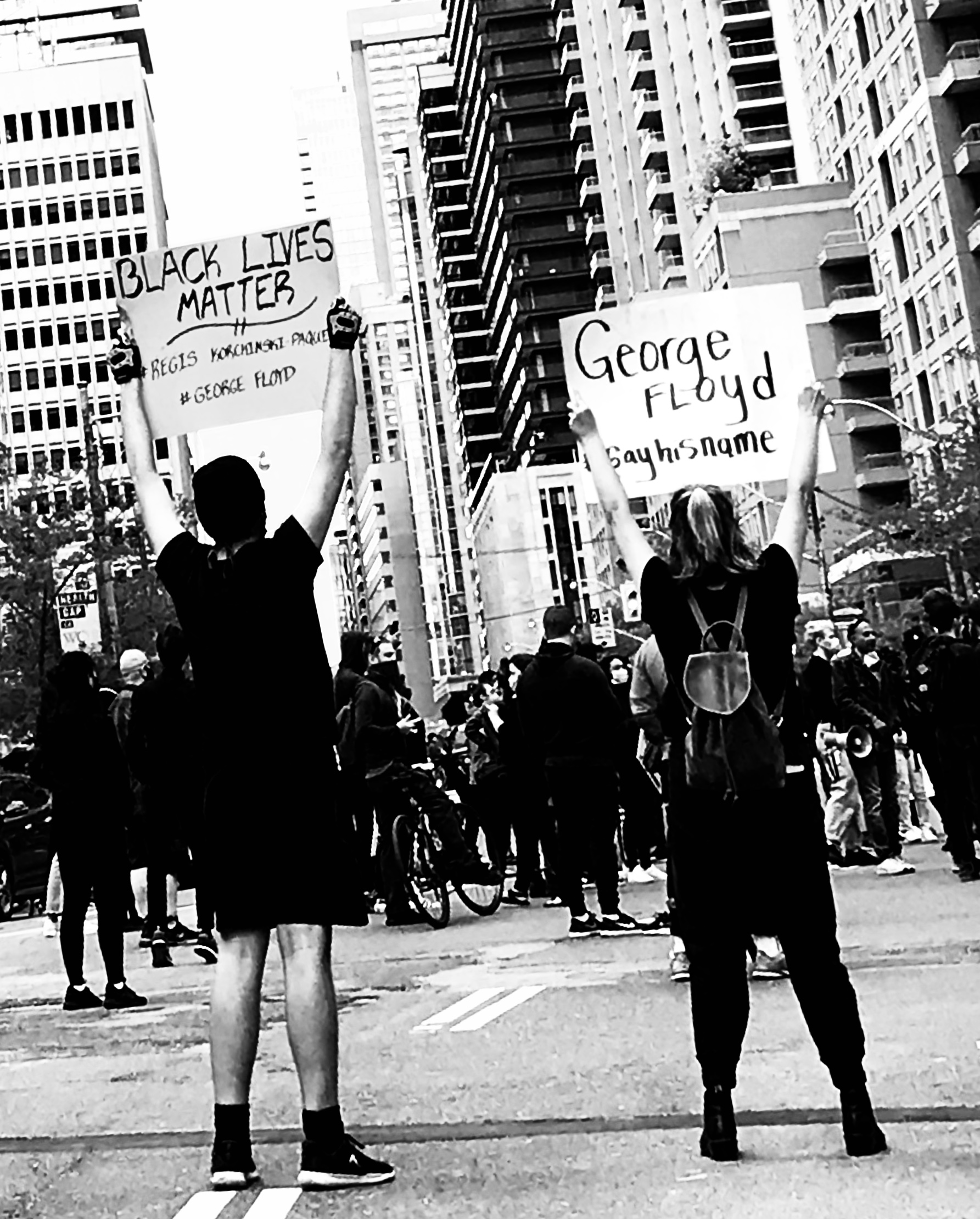 photo of Black Lives Matter - Justice for George Flyod demonstration